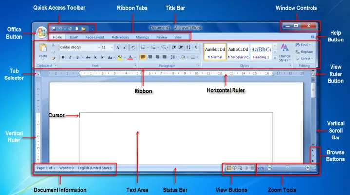 Basic Word 2007 Reference android App screenshot 1